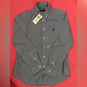 Ralph Lauren Boys L (14-16) long sleeve button up shirt